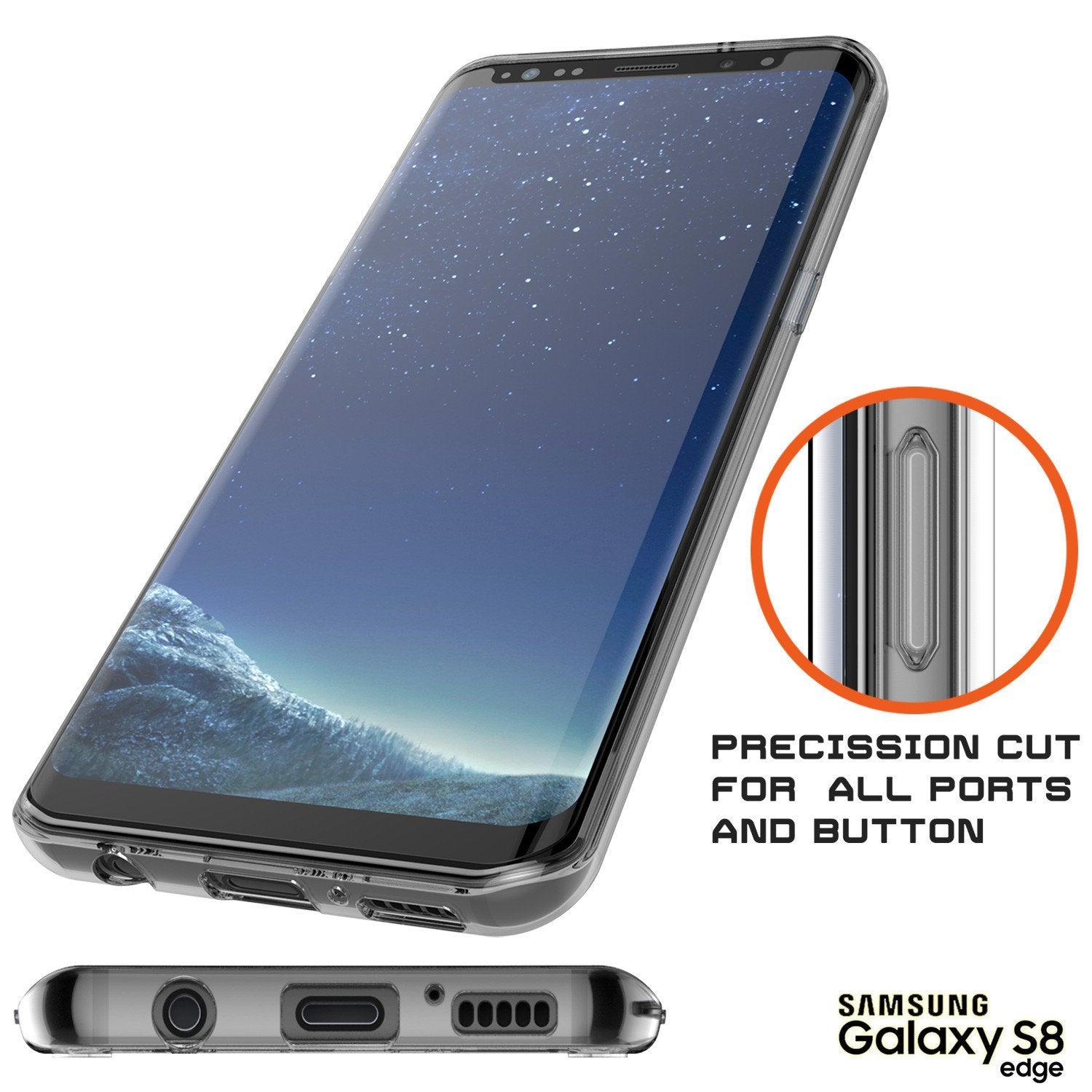 S8 Case Punkcase® LUCID 2.0 Clear Series w/ PUNK SHIELD Screen Protector | Ultra Fit - PunkCase NZ