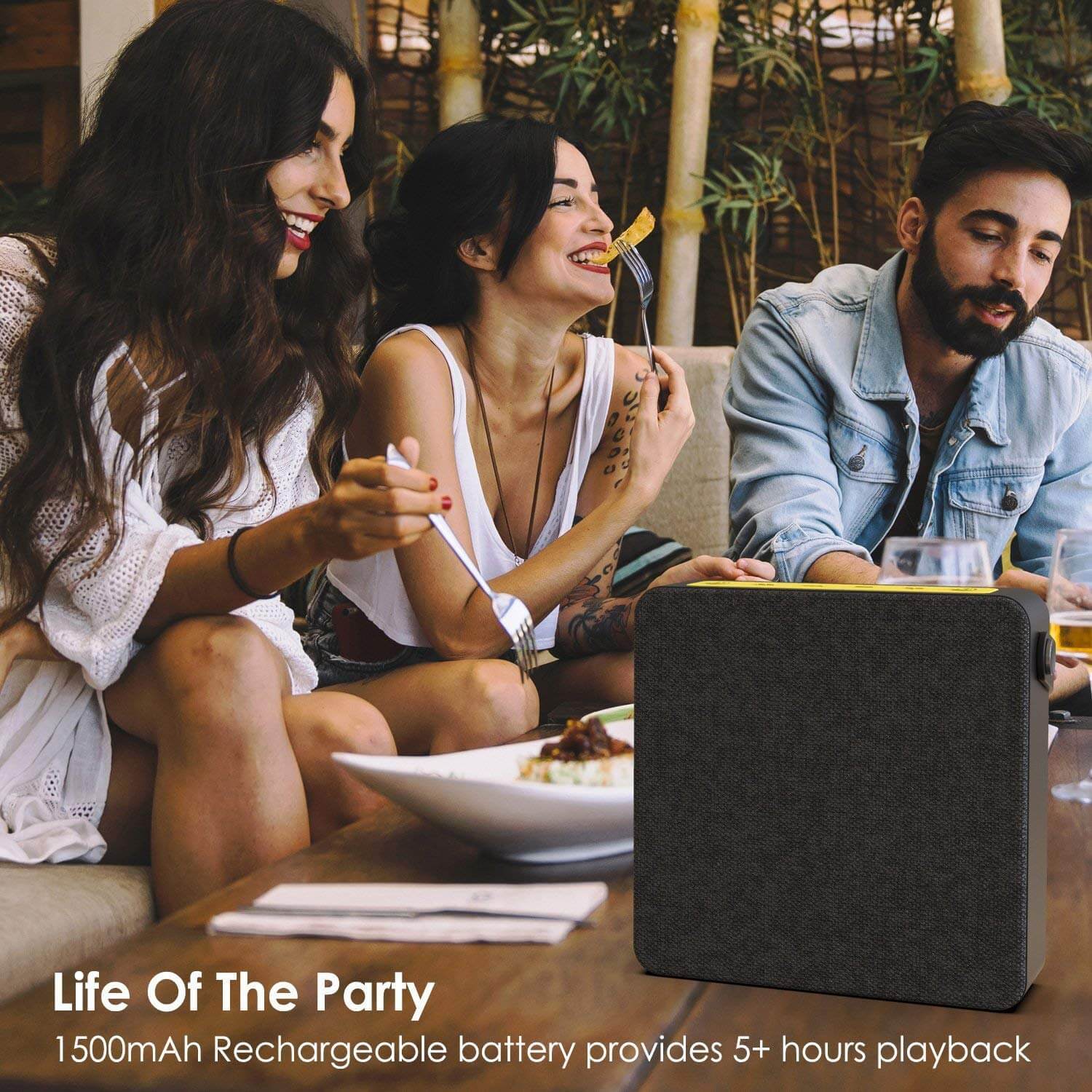 PUNKBOX Portable Wireless Bluetooth Speaker, Loud & Powerful for iPhone/Android [black] - PunkCase NZ