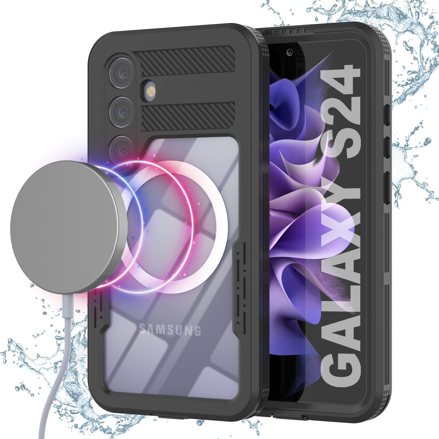 Galaxy S24 Waterproof Case [Alpine 2.0 Series] [Slim Fit] [IP68 Certified] [Shockproof] [Clear]