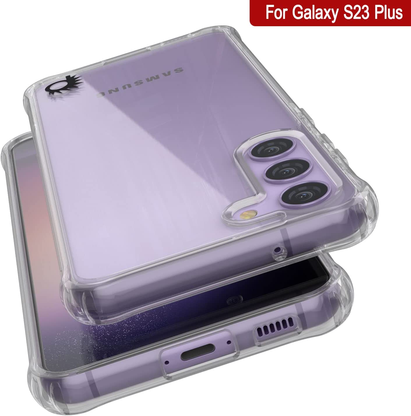 Galaxy S24 Plus Case [Clear Acrylic Series] [Non-Slip] For Galaxy S24 Plus [Blue]