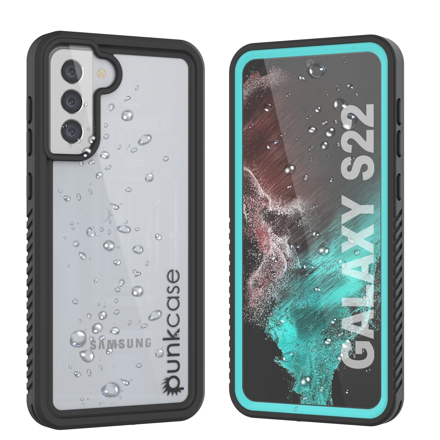 Galaxy S22 Water/ Shock/ Snowproof [Extreme Series]  Screen Protector Case [Teal]