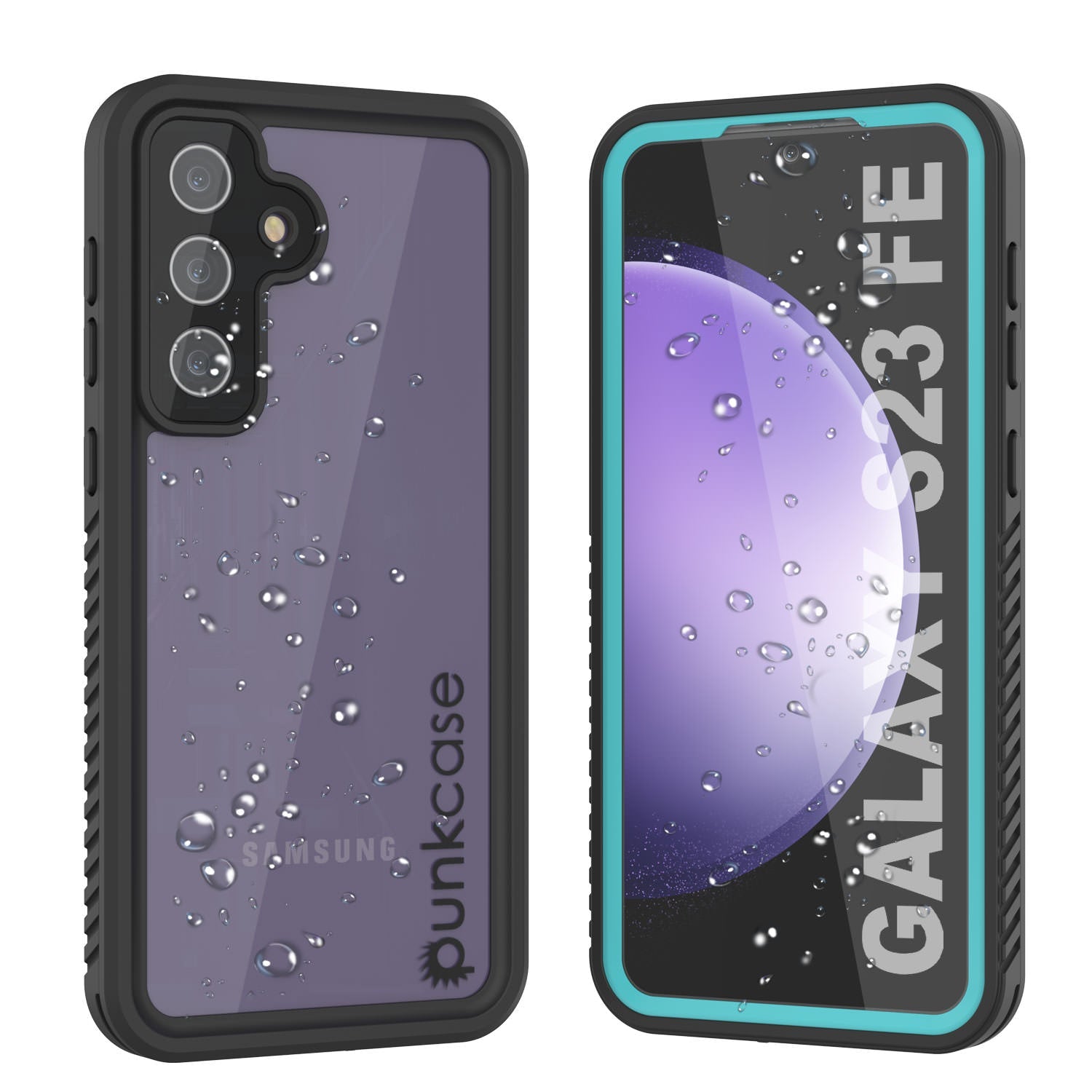 Galaxy S23 FE Water/ Shock/ Snowproof [Extreme Series]  Screen Protector Case [Teal]