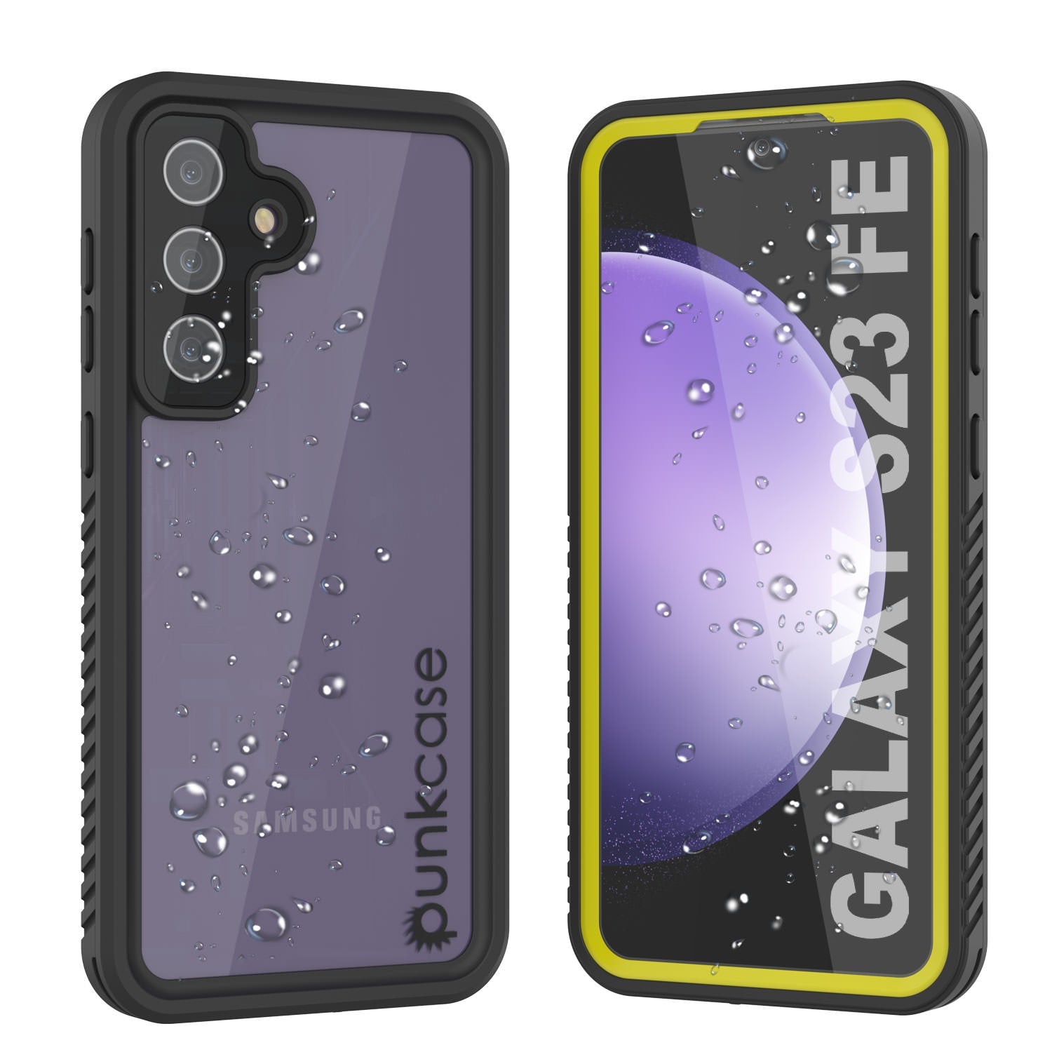 Galaxy S23 FE Water/ Shockproof [Extreme Series] With Screen Protector Case [Yellow]