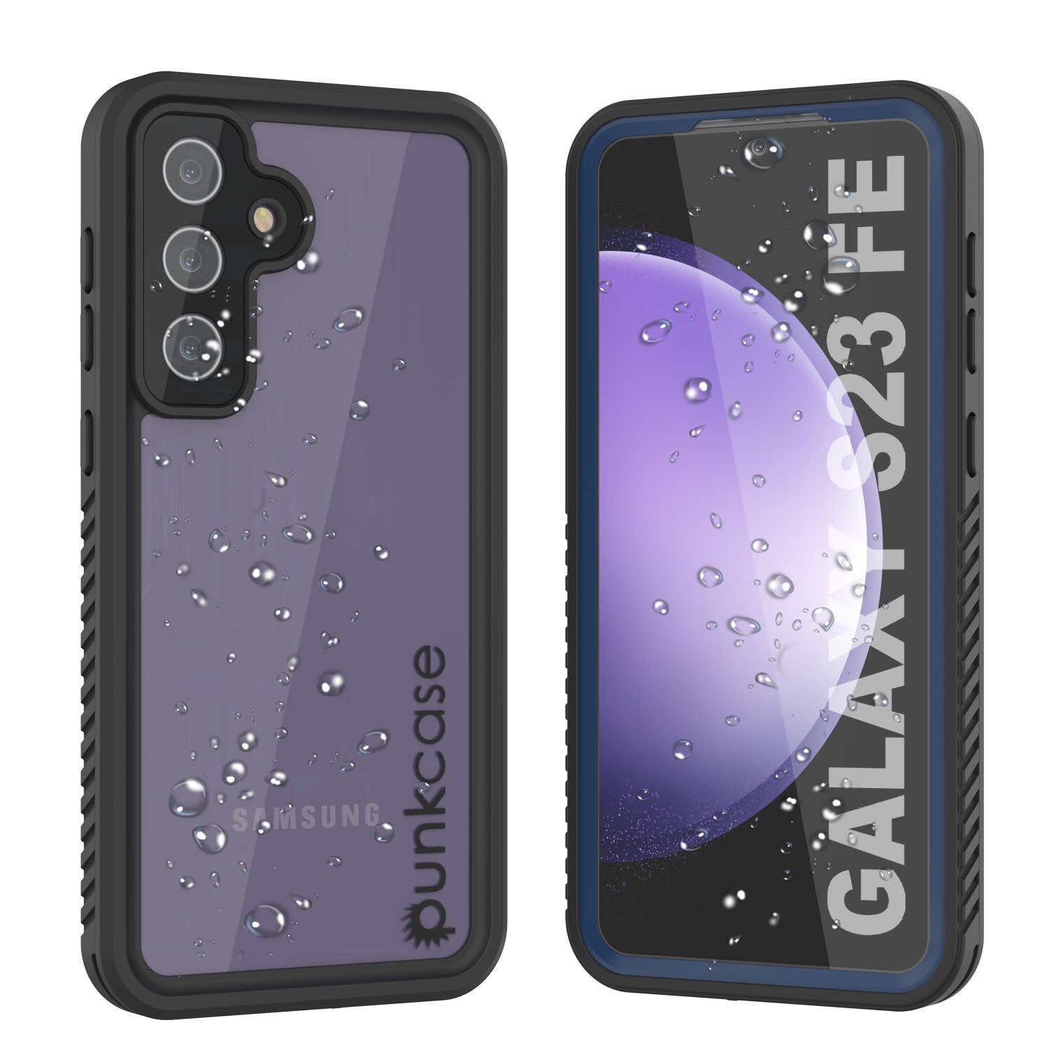 Galaxy S23 FE Water/ Shockproof [Extreme Series] With Screen Protector Case [Navy Blue]