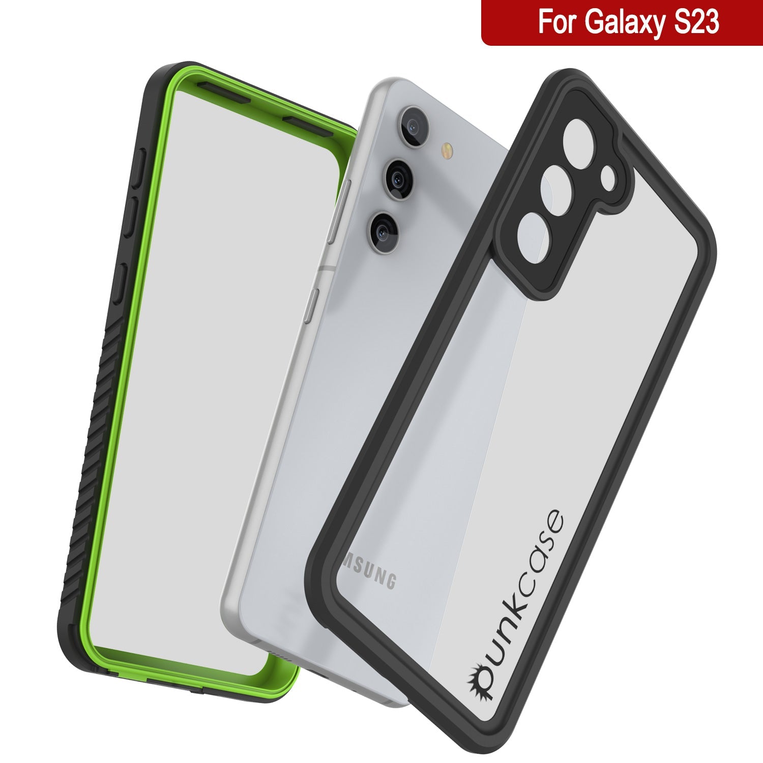 Galaxy S23 Water/ Shockproof [Extreme Series] Screen Protector Case [Light Green]