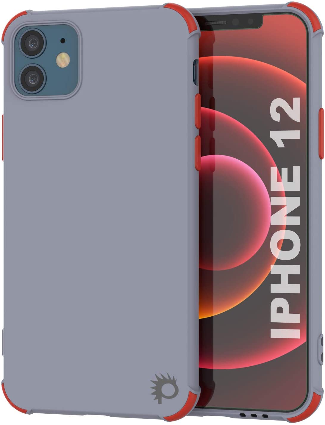 Punkcase Protective & Lightweight TPU Case [Sunshine Series] for iPhone 12 [Grey]
