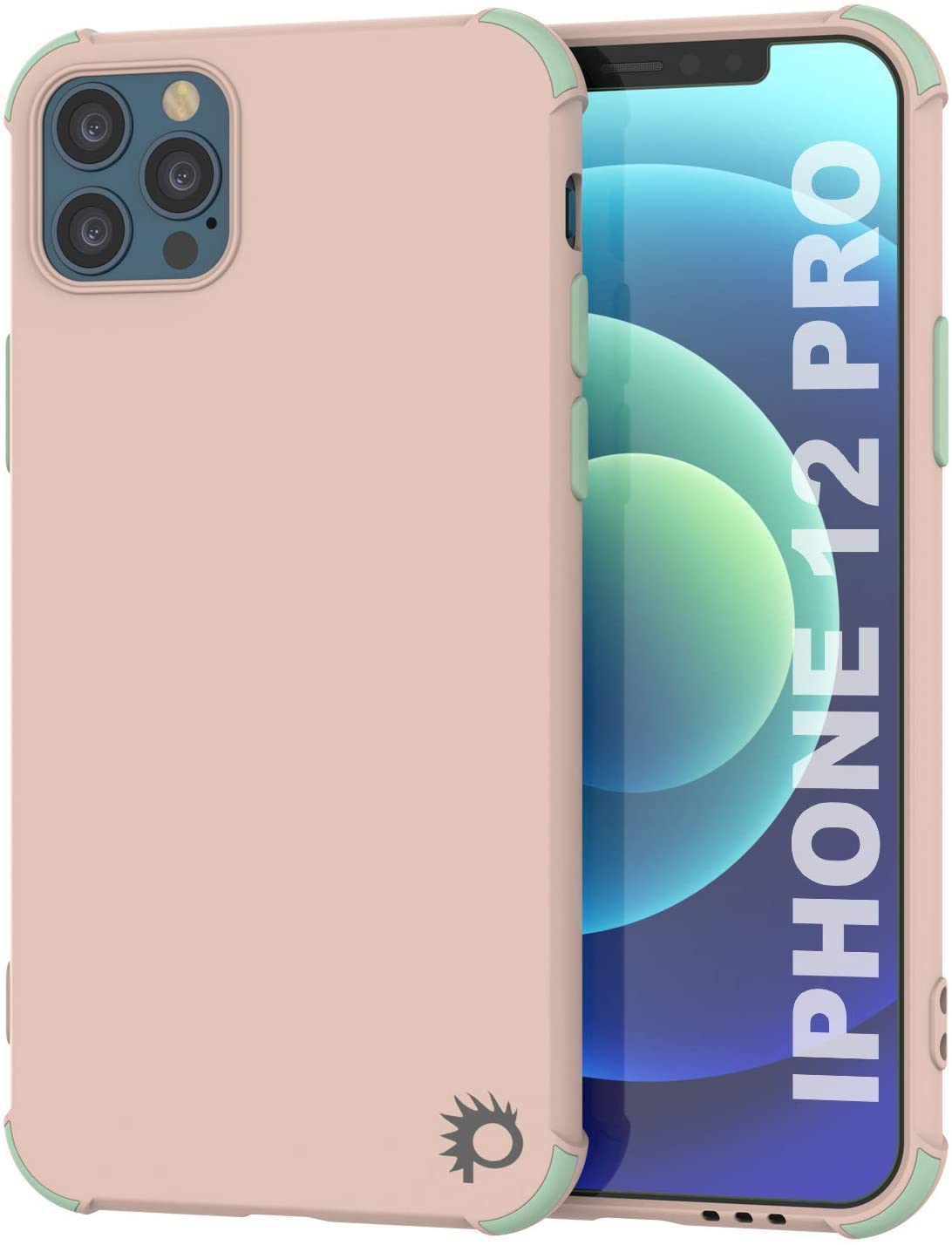 Punkcase Protective & Lightweight TPU Case [Sunshine Series] for iPhone 12 Pro [Pink]