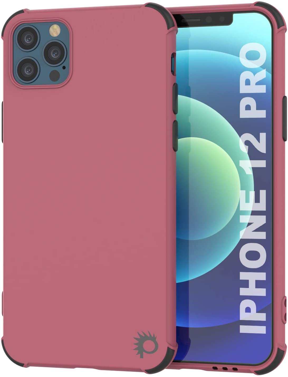 Punkcase Protective & Lightweight TPU Case [Sunshine Series] for iPhone 12 Pro [Rose]