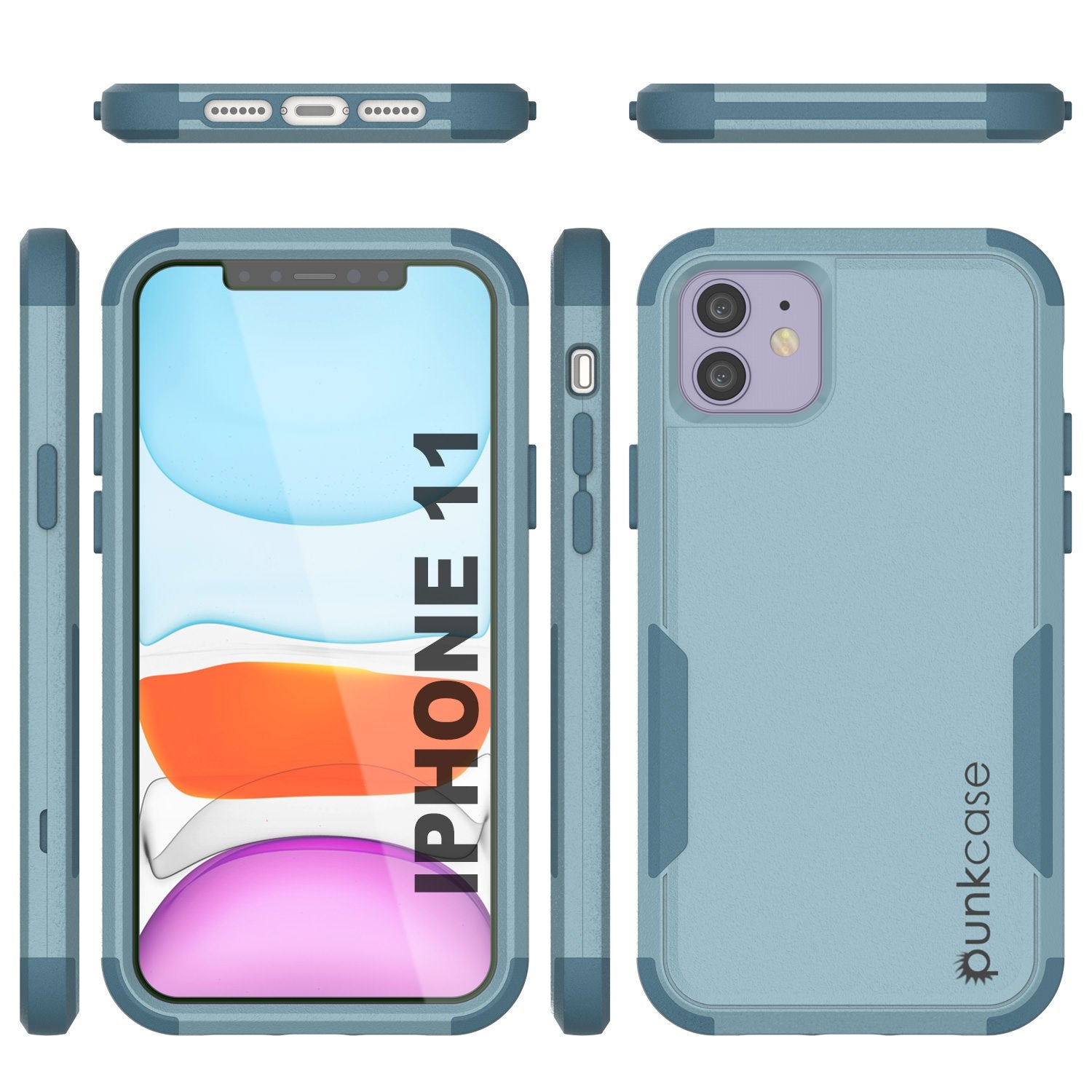 Punkcase for iPhone 11 Belt Clip Multilayer Holster Case [Patron Series] [Mint]