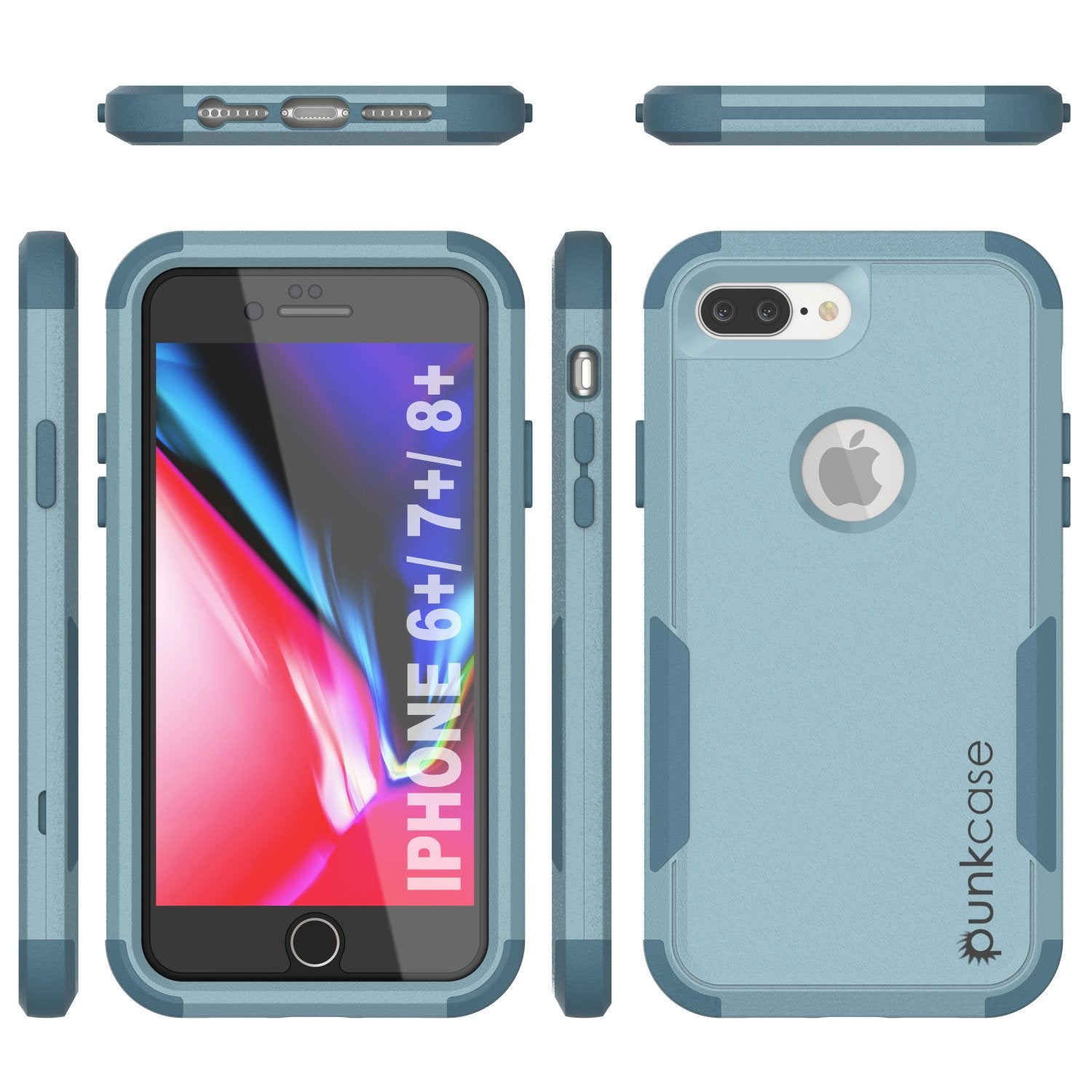 Punkcase for iPhone 6+ Plus Belt Clip Multilayer Holster Case [Patron Series] [Mint]