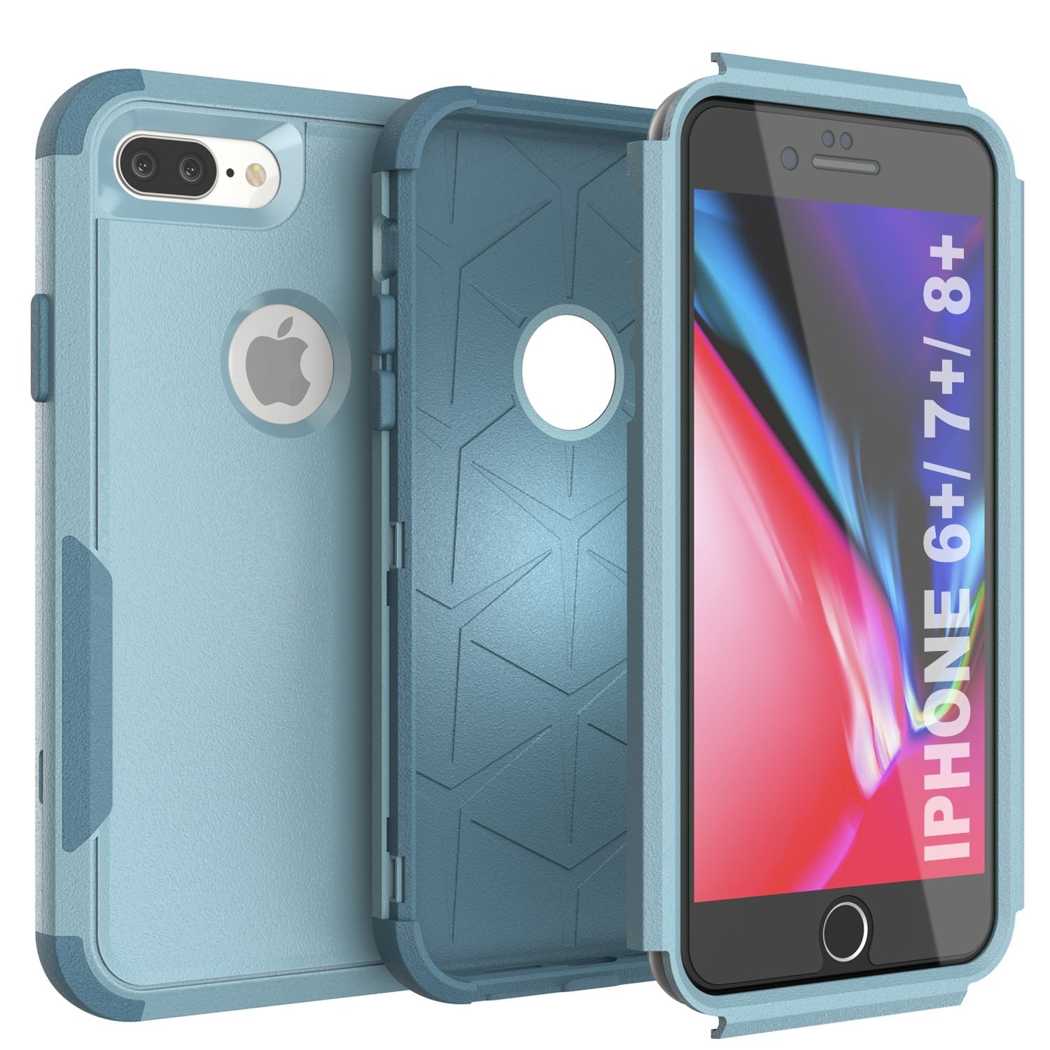 Punkcase for iPhone 6+ Plus Belt Clip Multilayer Holster Case [Patron Series] [Mint]