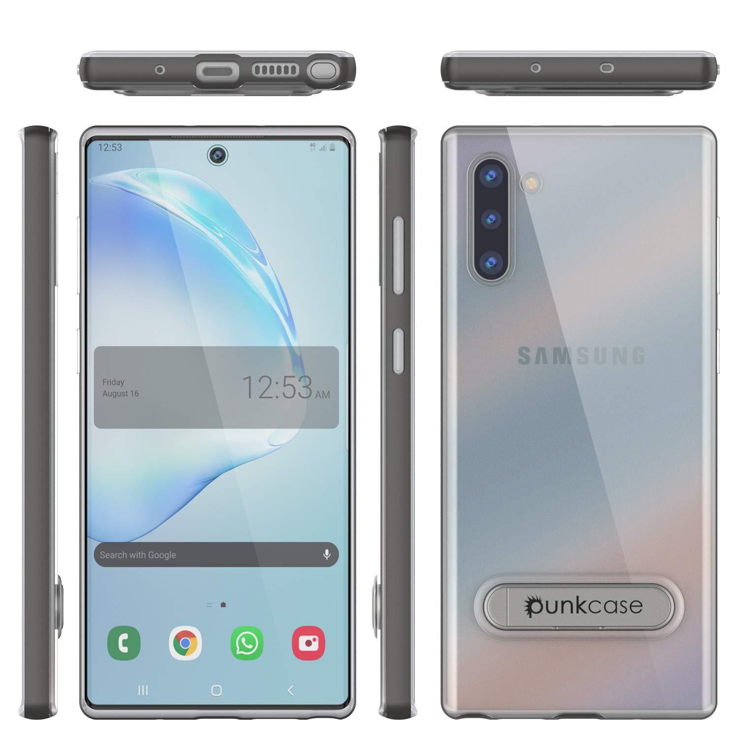 Galaxy Note 10 Lucid 3.0 PunkCase Armor Cover w/Integrated Kickstand and Screen Protector [Grey]