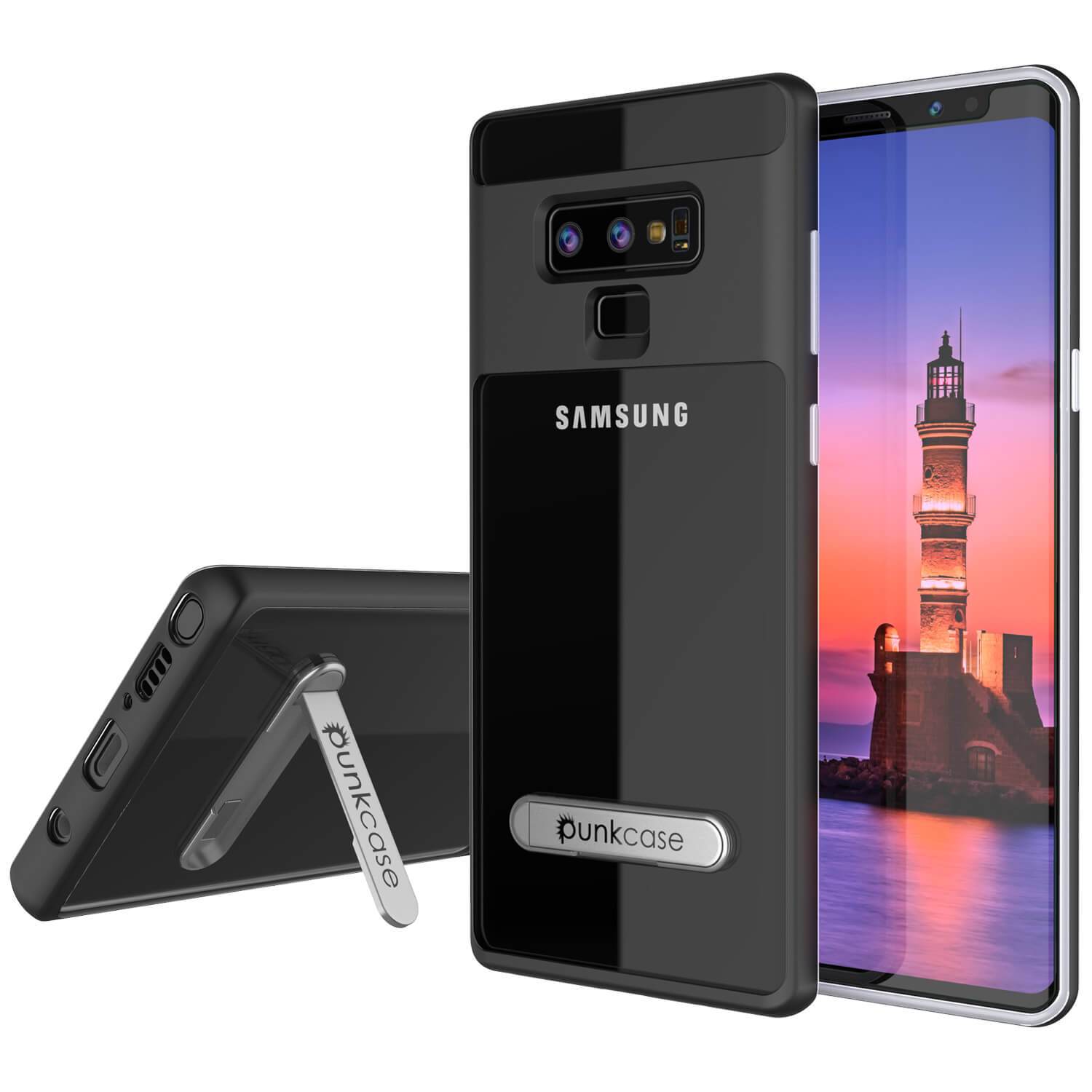 Galaxy Note 9 Lucid 3.0 PunkCase Armor Cover w/Integrated Kickstand and Screen Protector [Black]