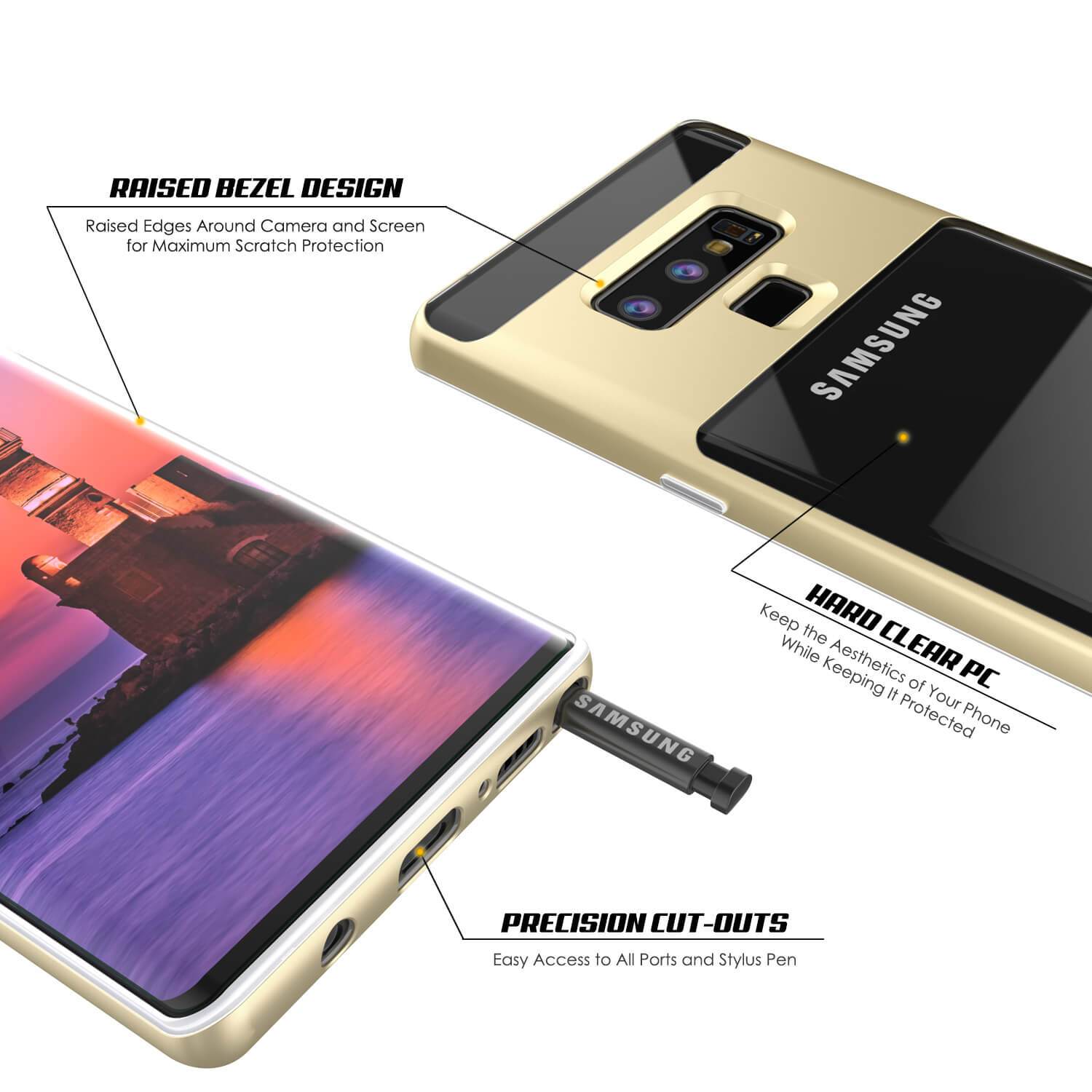 Galaxy Note 9 Lucid 3.0 PunkCase Armor Cover w/Integrated Kickstand and Screen Protector [Gold] - PunkCase NZ