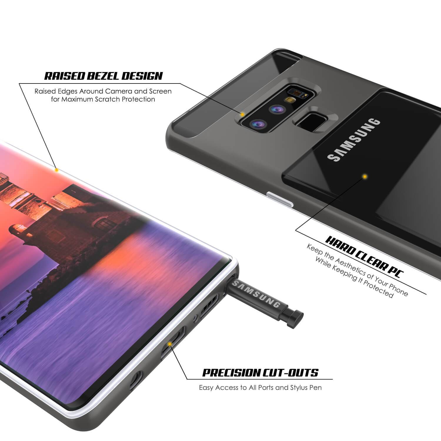 Galaxy Note 9 Lucid 3.0 PunkCase Armor Cover w/Integrated Kickstand and Screen Protector [Grey] - PunkCase NZ