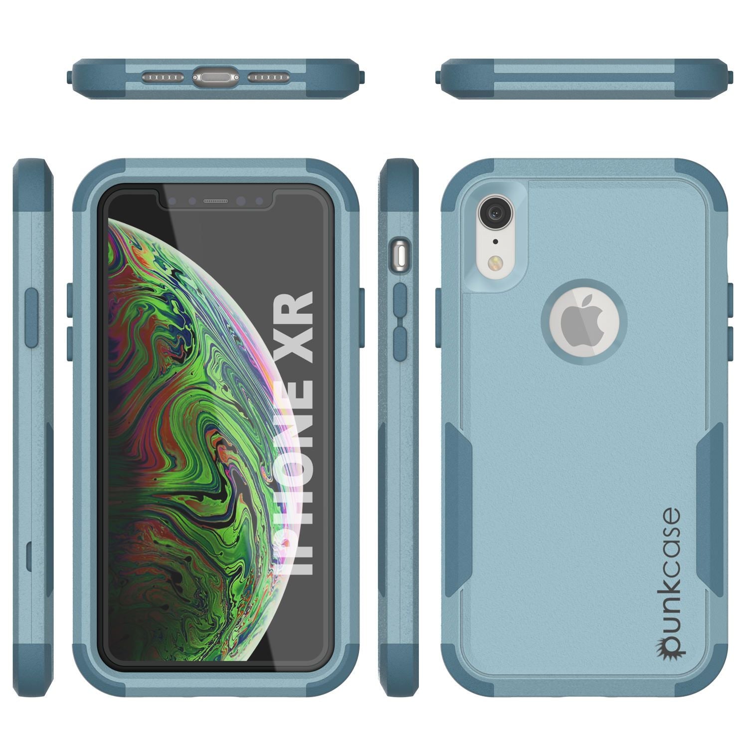 Punkcase for iPhone XR Belt Clip Multilayer Holster Case [Patron Series] [Mint]