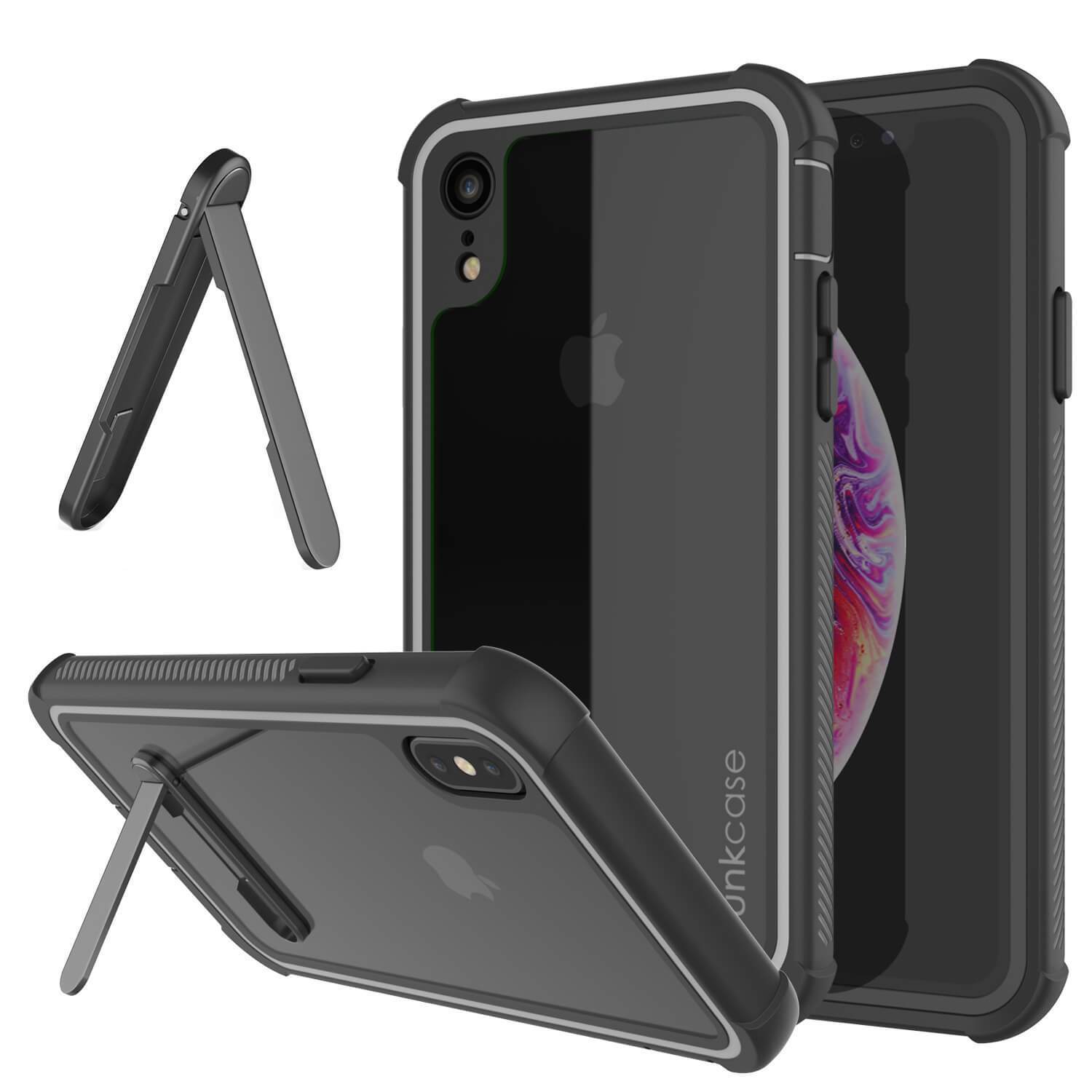 PunkCase iPhone 11 Pro Case, [Spartan Series] Clear Rugged Heavy
