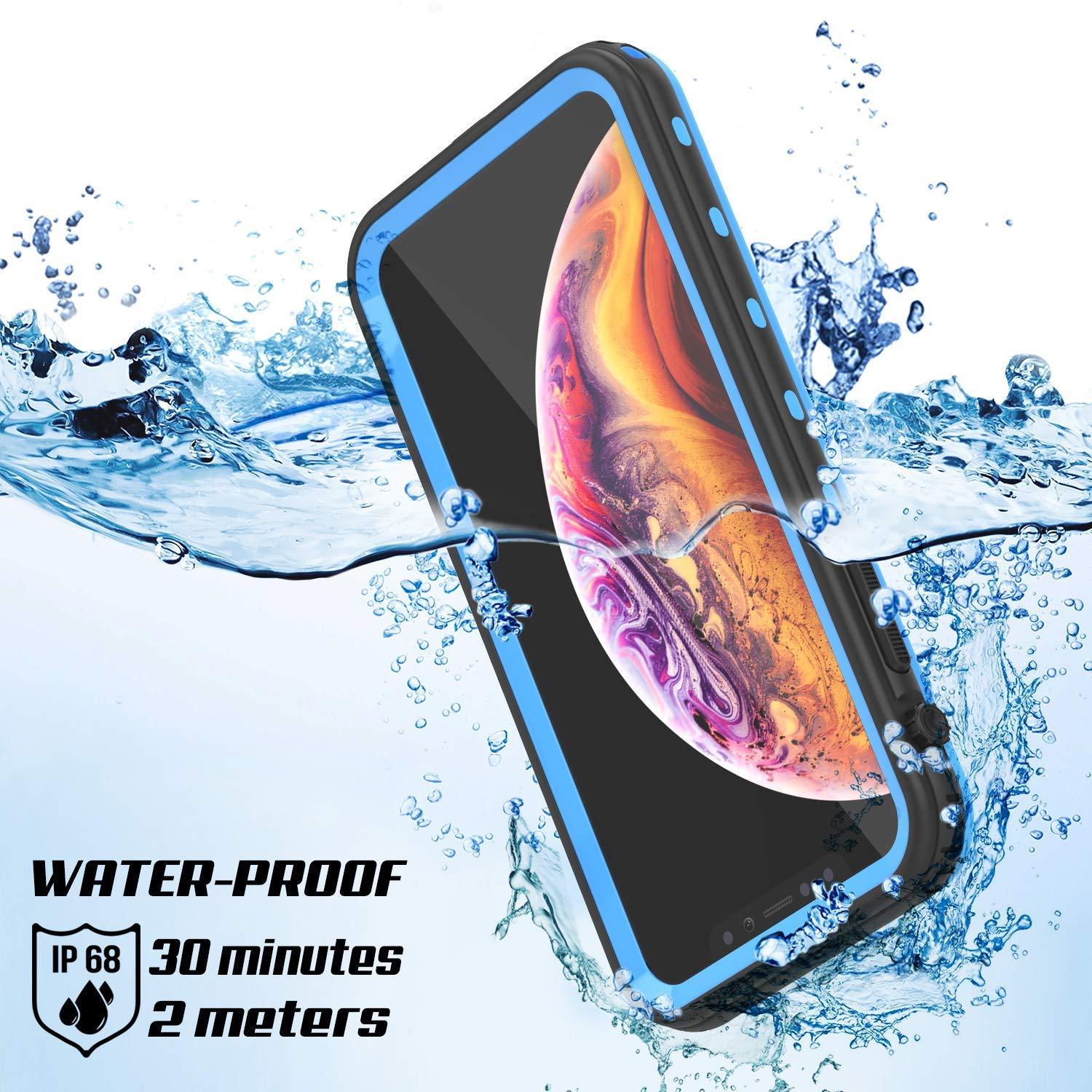 iPhone XR Waterproof Case, Punkcase [KickStud Series] Armor Cover [Light-Blue] - PunkCase NZ