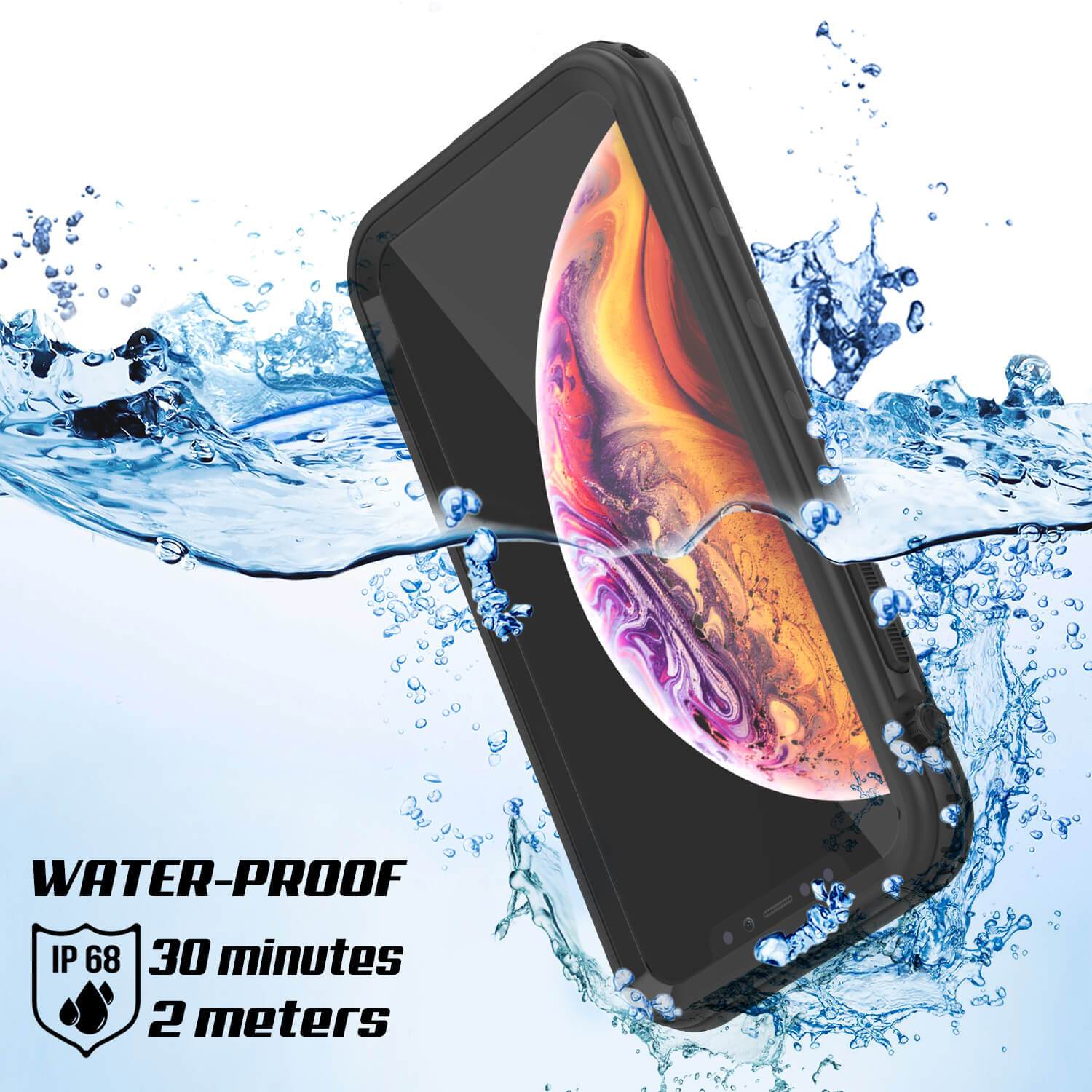 iPhone XR Waterproof Case, Punkcase [KickStud Series] Armor Cover [Black] - PunkCase NZ