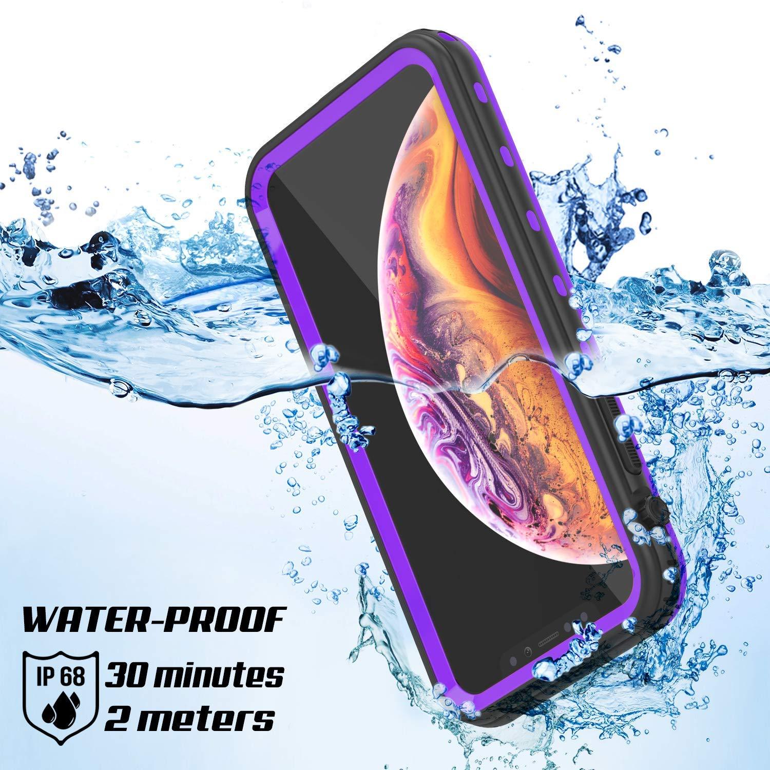 iPhone XR Waterproof Case, Punkcase [KickStud Series] Armor Cover [Purple] - PunkCase NZ