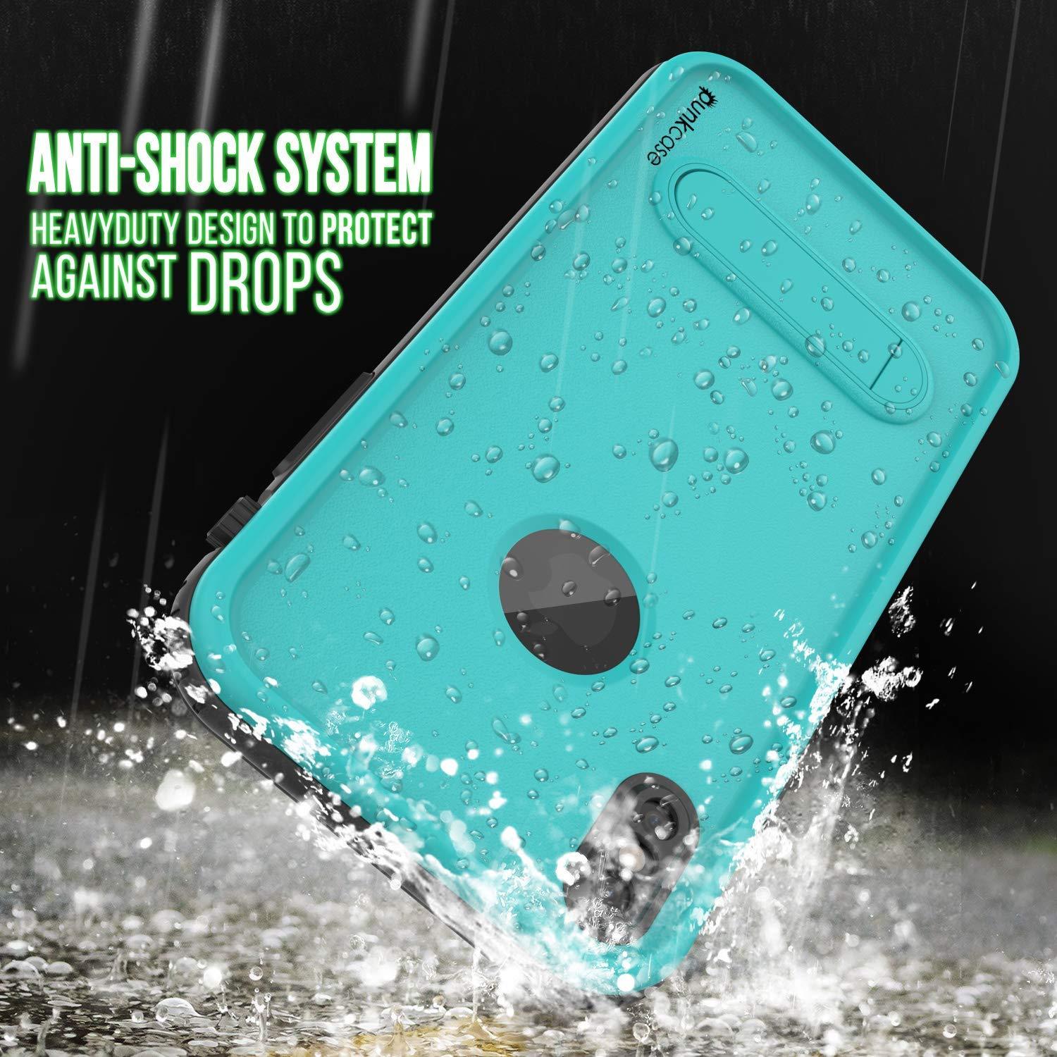 iPhone XR Waterproof Case, Punkcase [KickStud Series] Armor Cover [Teal] - PunkCase NZ