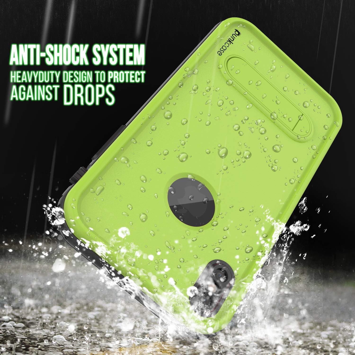 iPhone XS Waterproof Case, Punkcase [KickStud Series] Armor Cover [Green] - PunkCase NZ