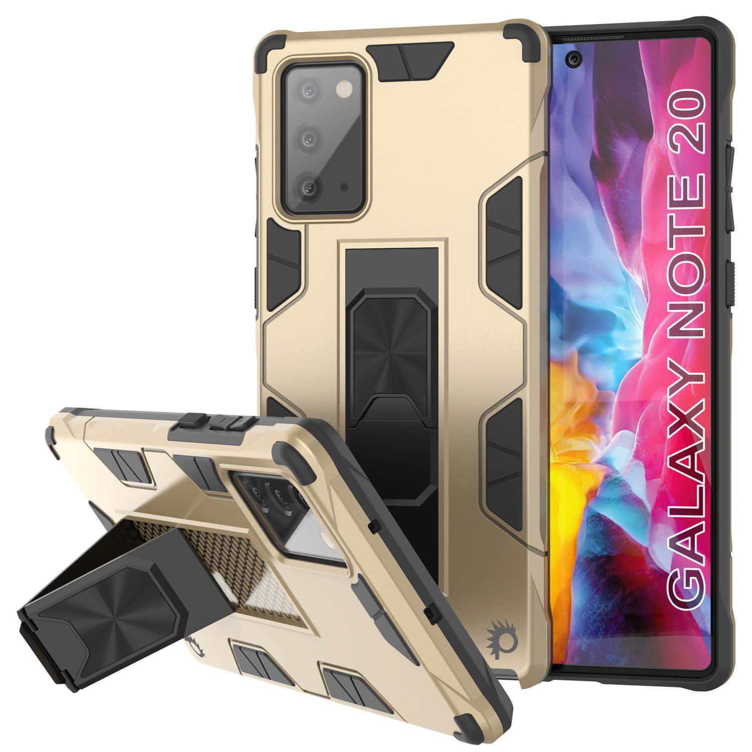 Punkcase Note 20 Case [ArmorShield Series] Military Style Protective Dual Layer Case Gold
