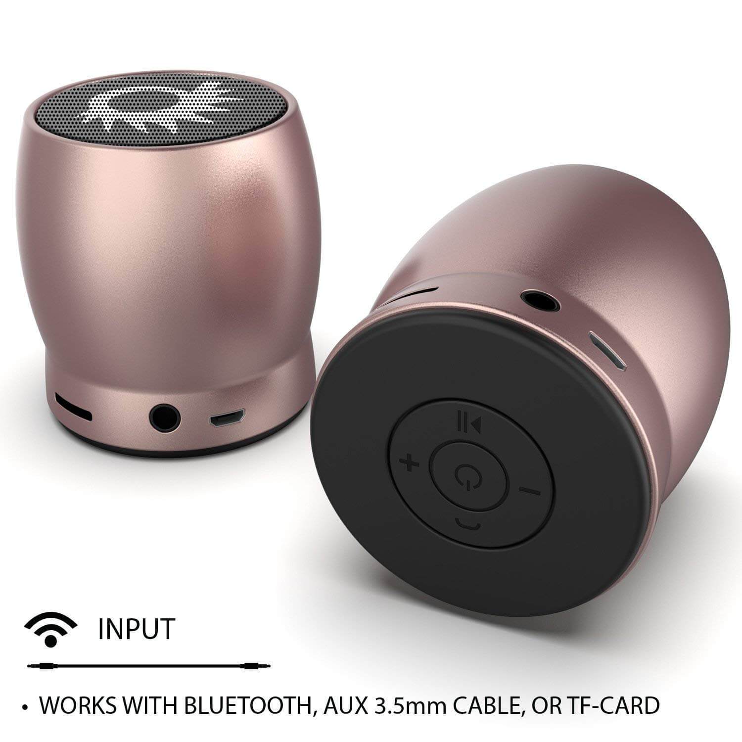 Punkcase ROCKER Portable Wireless Bluetooth Speaker for iPhone/Android [Rose Gold] - PunkCase NZ