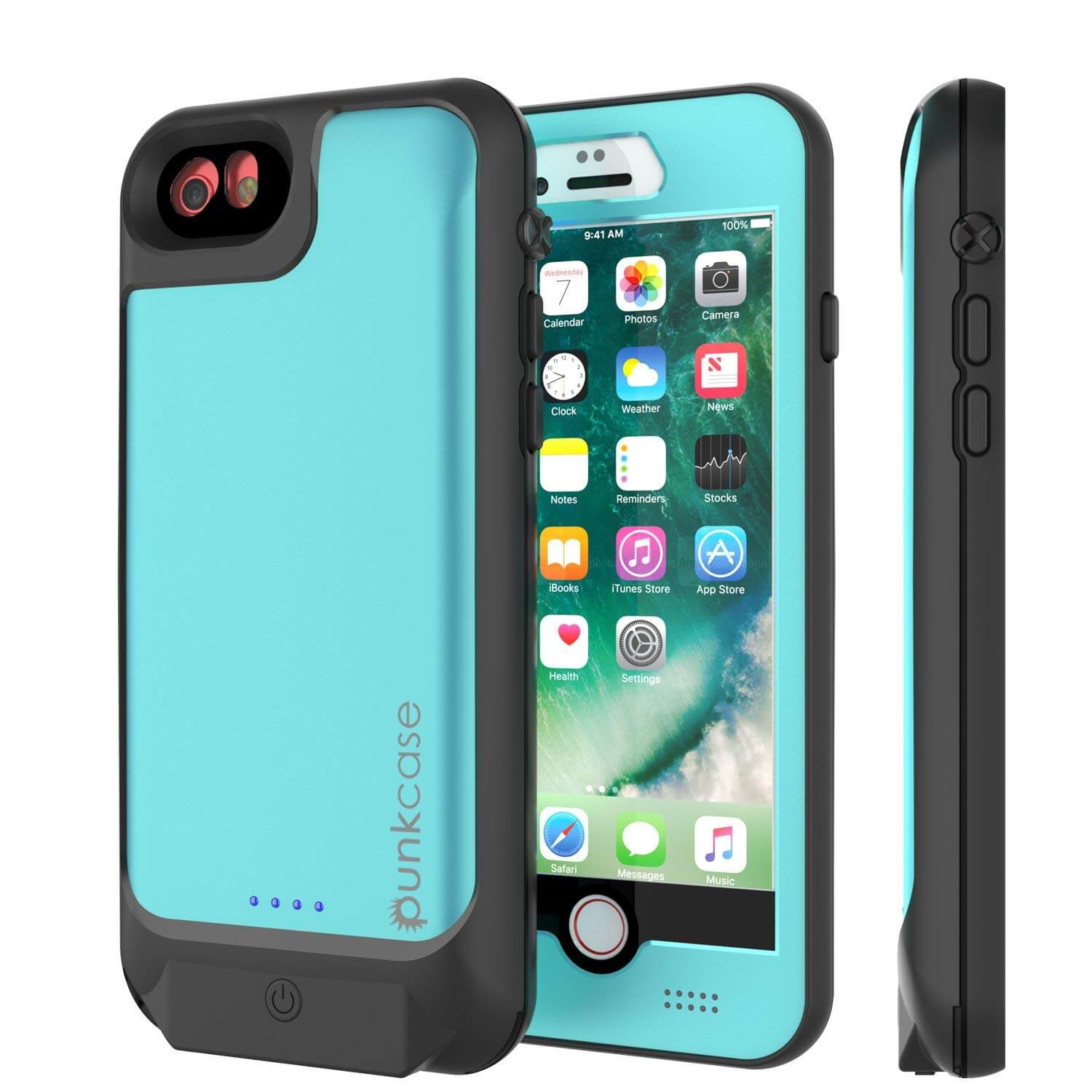 Punkcase iPhone 14 Pro Max Battery Case, PunkJuice 4800mAh Fast Charging Power Bank w/ Screen Protector | [Black]
