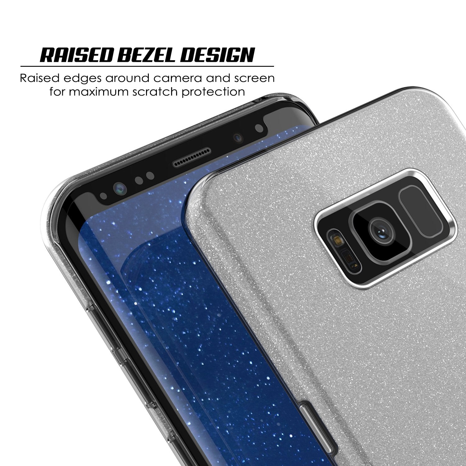 Galaxy S8 Plus Case, Punkcase Galactic 2.0 Series Ultra Slim Protective Armor TPU Cover [Silver] - PunkCase NZ