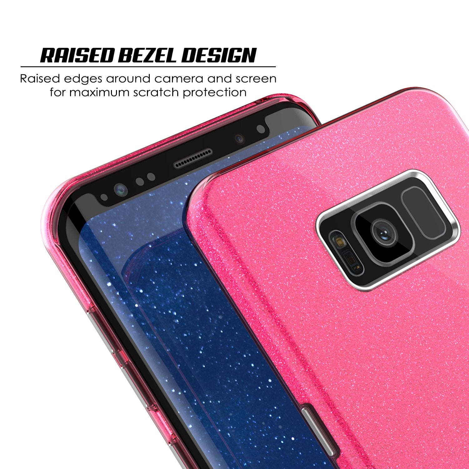 Galaxy S8 Plus Case, Punkcase Galactic 2.0 Series Ultra Slim Protective Armor TPU Cover [Pink] - PunkCase NZ
