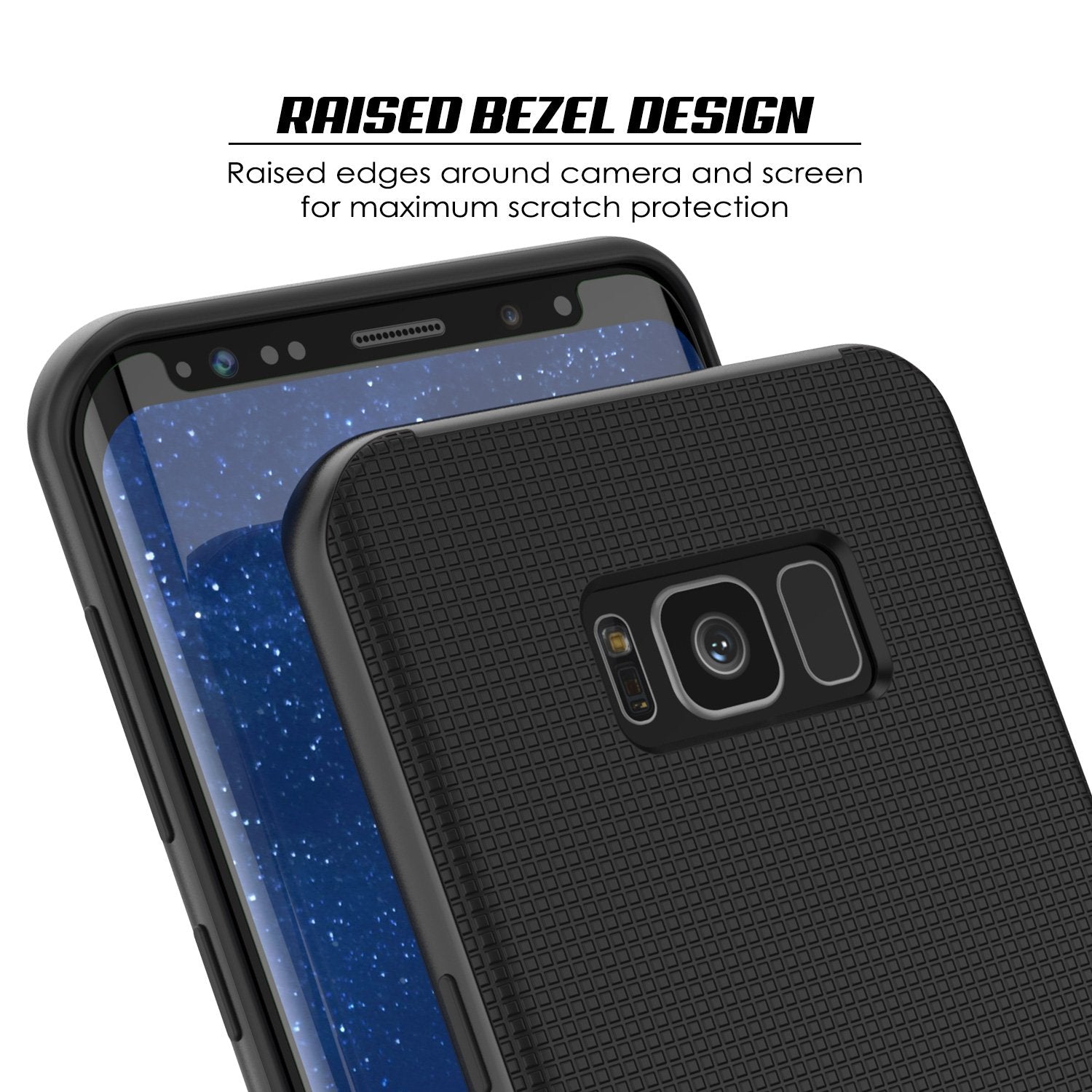 Galaxy S8 PLUS Case, PunkCase [Stealth Series] Hybrid 3-Piece Shockproof Dual Layer Cover [Non-Slip] [Soft TPU + PC Bumper] with PUNKSHIELD Screen Protector for Samsung S8+ [Black] - PunkCase NZ