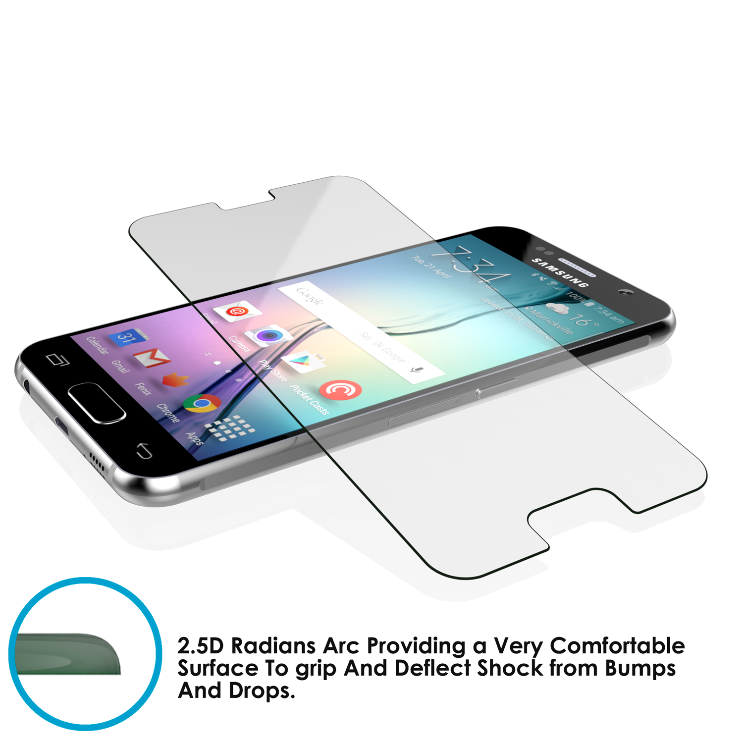 Galaxy s5 Punkcase Glass SHIELD Tempered Glass Screen Protector 0.33mm Thick 9H Glass Screen - PunkCase NZ