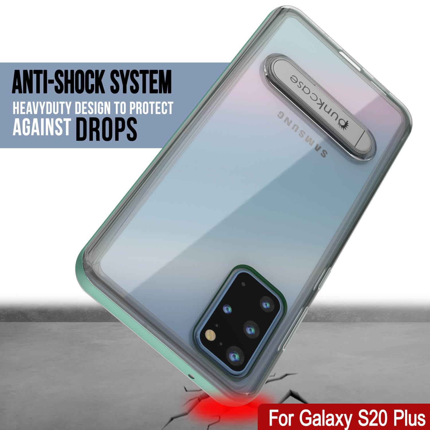 Galaxy S20+ Plus Case, PUNKcase [LUCID 3.0 Series] [Slim Fit] Armor Cover w/ Integrated Screen Protector [Teal]