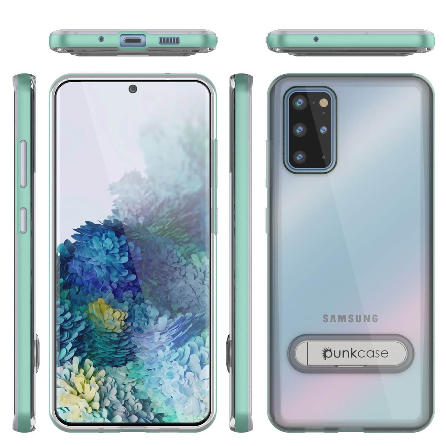 Galaxy S20+ Plus Case, PUNKcase [LUCID 3.0 Series] [Slim Fit] Armor Cover w/ Integrated Screen Protector [Teal]