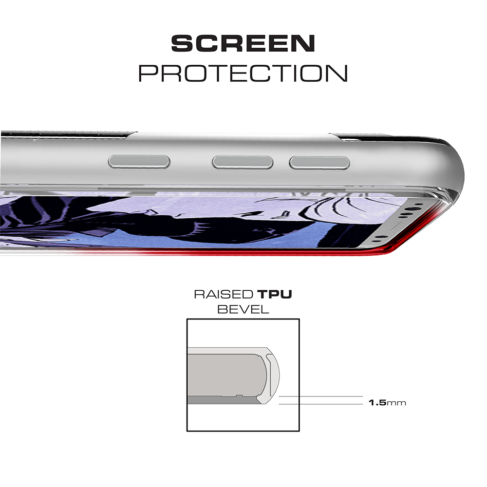 Galaxy S9 Clear Protective Case | Cloak 3 Series [Pink]