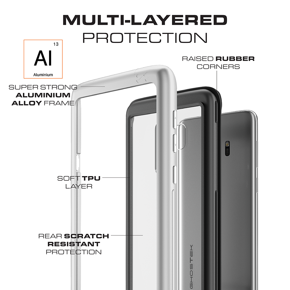 Galaxy S9+ Plus Rugged Heavy Duty Case | Atomic Slim Series [Gold] - PunkCase NZ