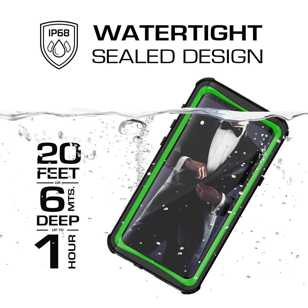 Galaxy S9+ Plus Rugged Waterproof Case | Nautical Series | [Geen] - PunkCase NZ