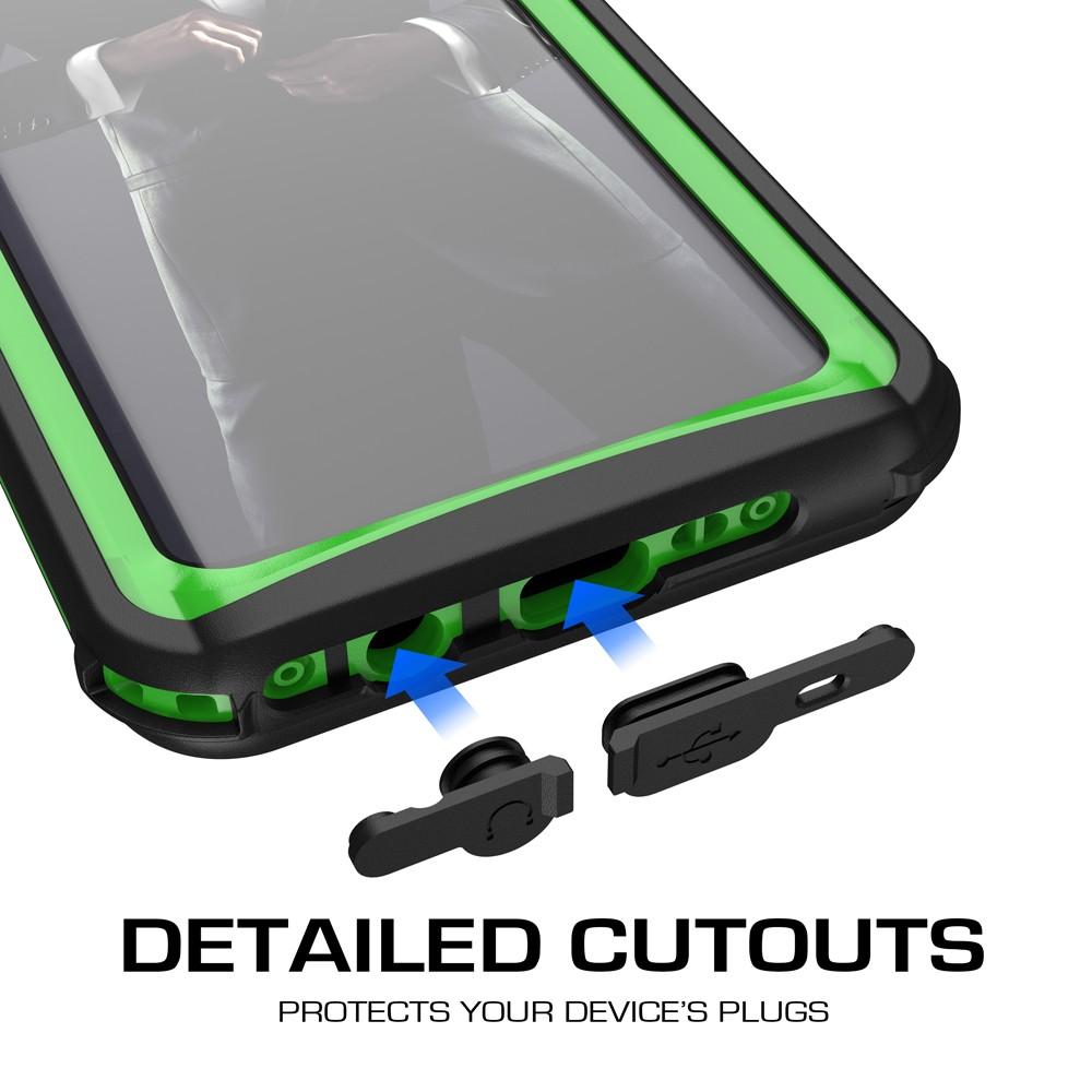 Galaxy S9+ Plus Rugged Waterproof Case | Nautical Series | [Geen] - PunkCase NZ