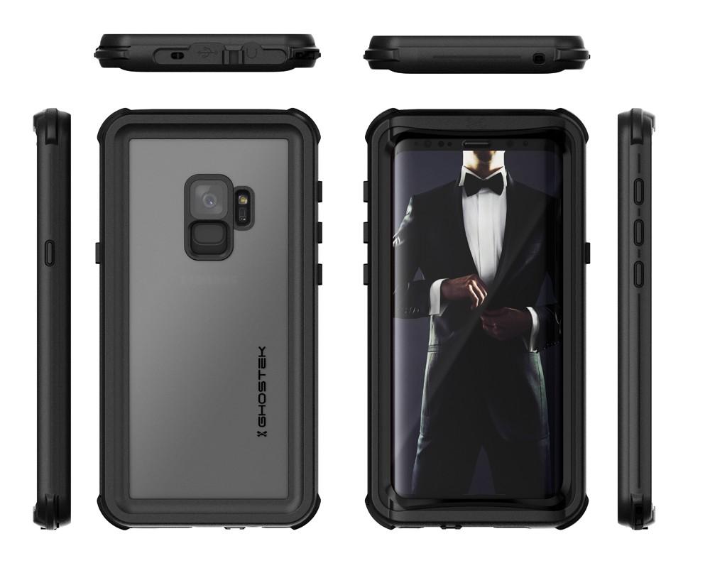 Galaxy S9 Rugged Waterproof Case | Nautical Series [Black] - PunkCase NZ