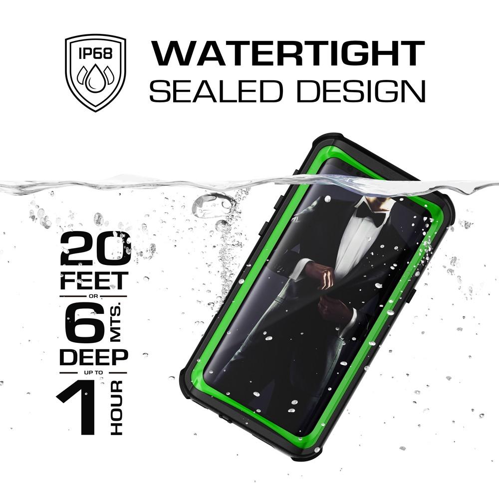 Galaxy S9 Rugged Waterproof Case | Nautical Series [Green] - PunkCase NZ