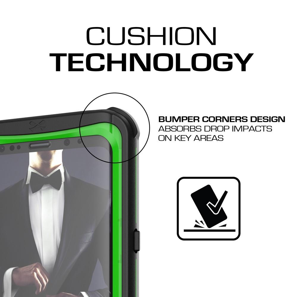 Galaxy S9 Rugged Waterproof Case | Nautical Series [Green] - PunkCase NZ