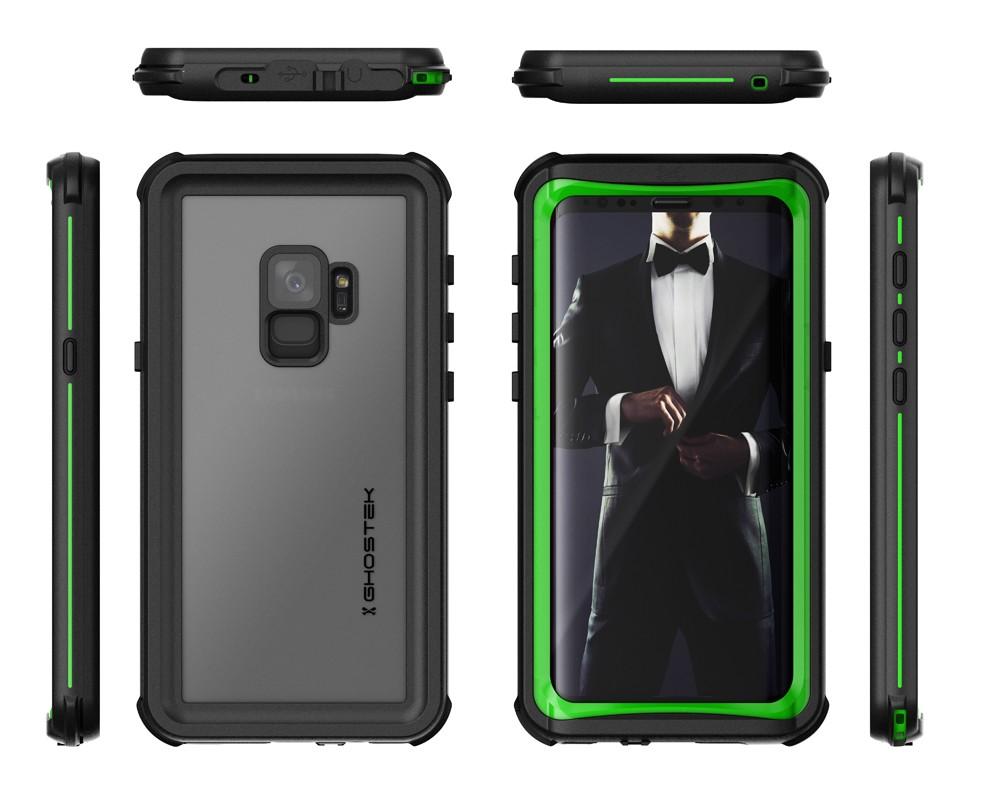 Galaxy S9 Rugged Waterproof Case | Nautical Series [Green] - PunkCase NZ