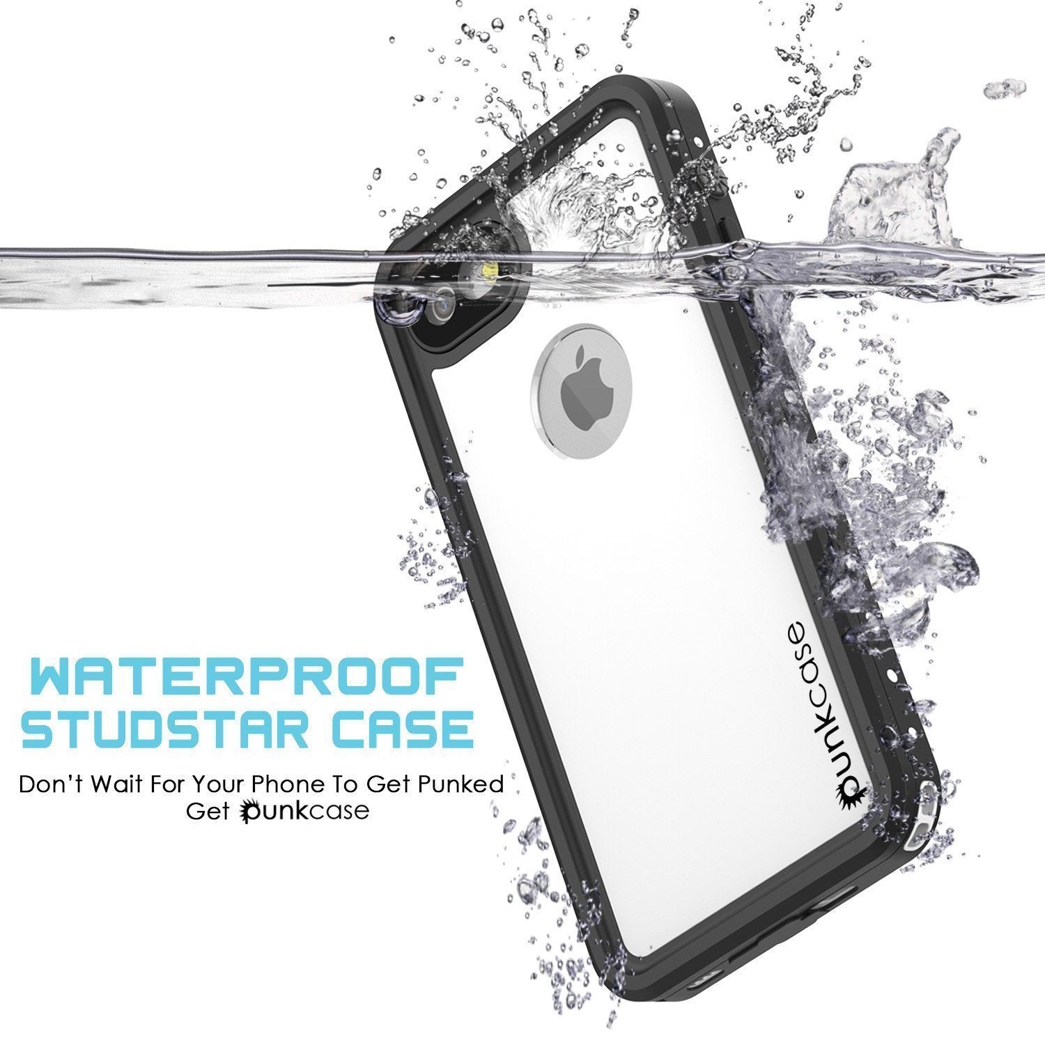 iPhone 8 Waterproof IP68 Case, Punkcase [White] [StudStar Series] [Slim Fit] [IP68 Certified]] [Dirtproof] [Snowproof] - PunkCase NZ