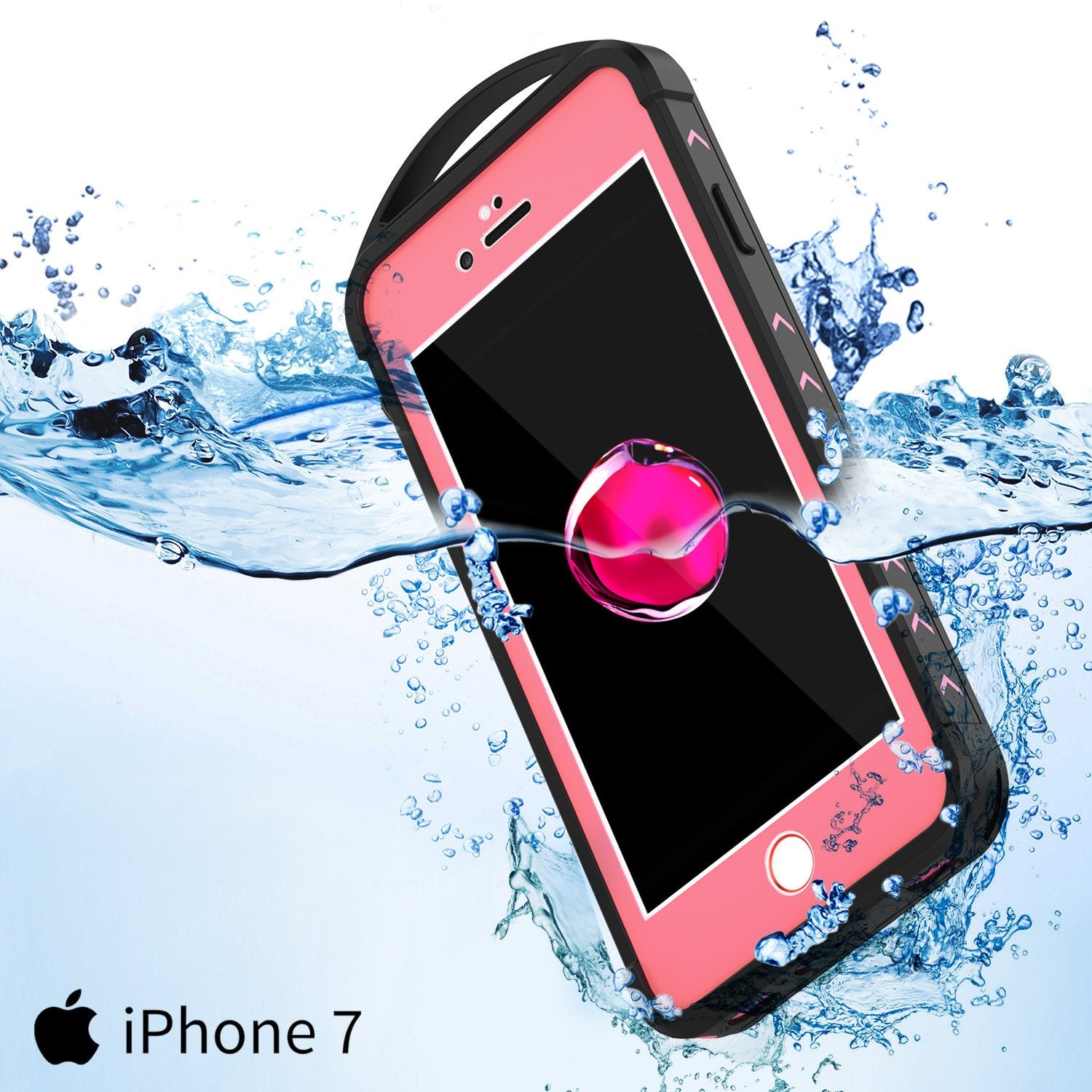 iPhone 7 Waterproof Case, Punkcase ALPINE Series, Pink | Heavy Duty Armor Cover - PunkCase NZ