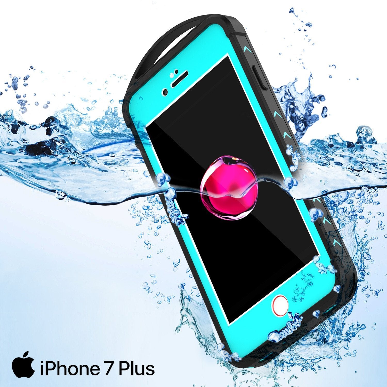 iPhone 8+ Plus Waterproof Case, Punkcase ALPINE Series, Teal | Heavy Duty Armor Cover - PunkCase NZ