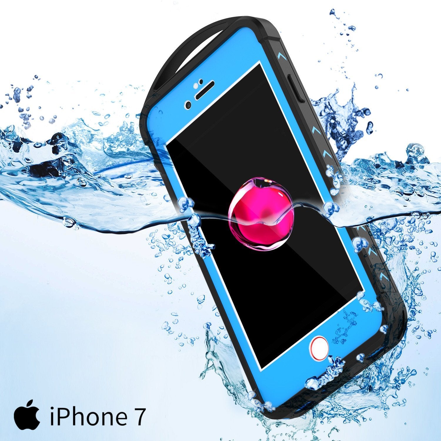 iPhone 8 Waterproof Case, Punkcase ALPINE Series, Light Blue | Heavy Duty Armor Cover - PunkCase NZ