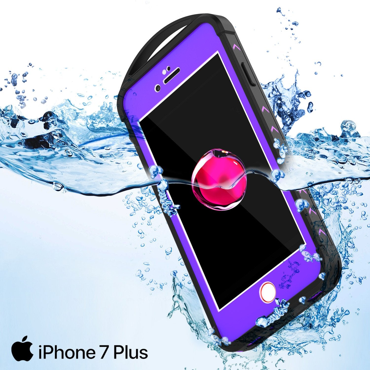 iPhone 7+ Plus Waterproof Case, Punkcase ALPINE Series, Purple | Heavy Duty Armor Cover - PunkCase NZ