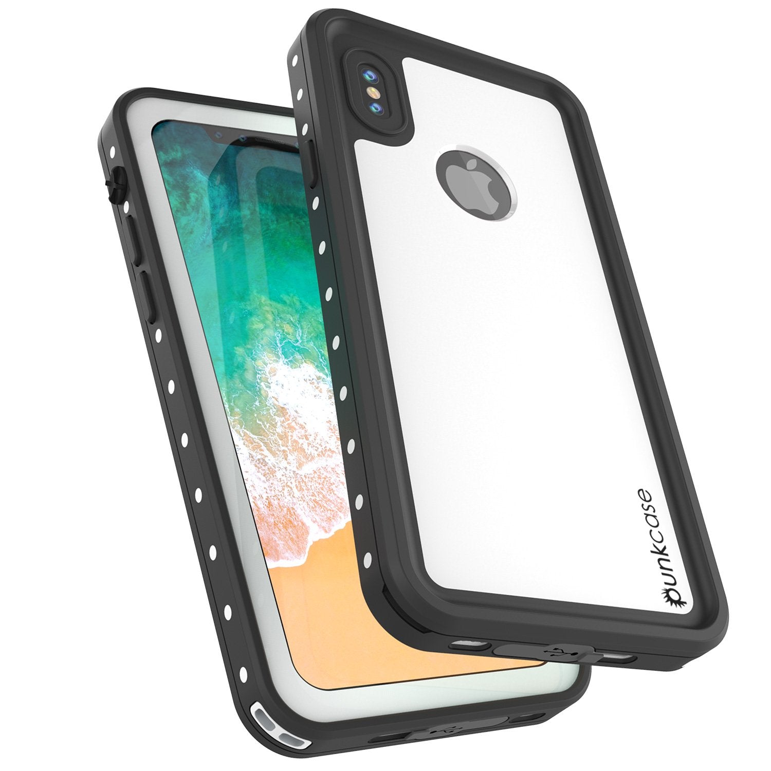 iPhone X Waterproof IP68 Case, Punkcase [White] [StudStar Series] [Slim Fit] [Dirtproof] - PunkCase NZ