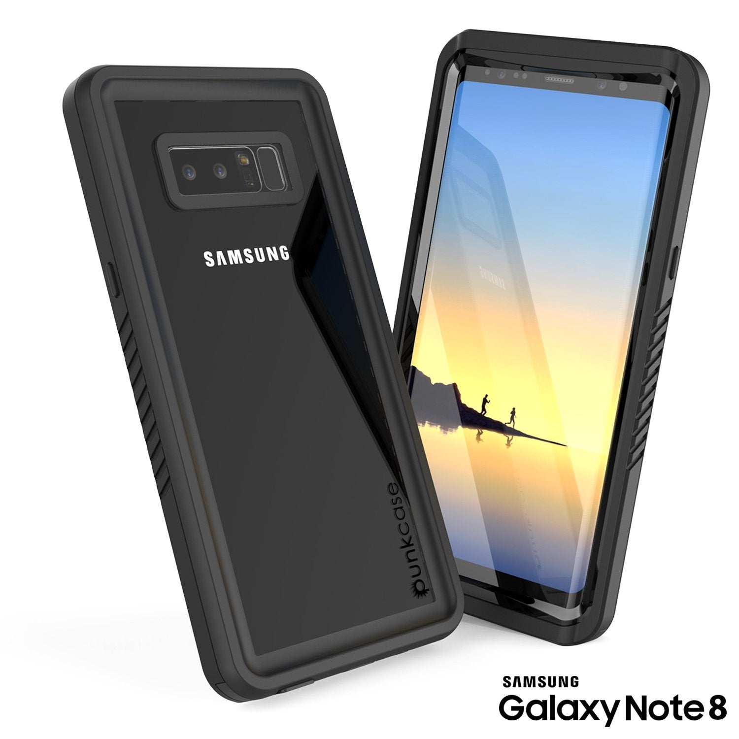 Galaxy Note 8 Case, Punkcase [Extreme Series] [Slim Fit] [IP68 Certified] [Shockproof] Armor Cover W/ Built In Screen Protector [Clear] - PunkCase NZ